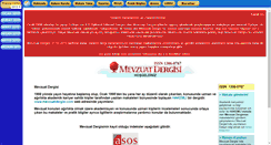 Desktop Screenshot of mevzuatdergisi.com